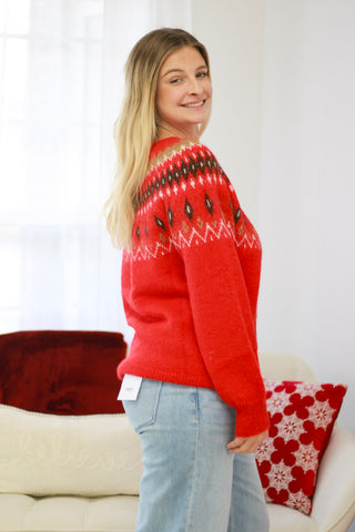 Jingle Bells Fair Isle Sweater