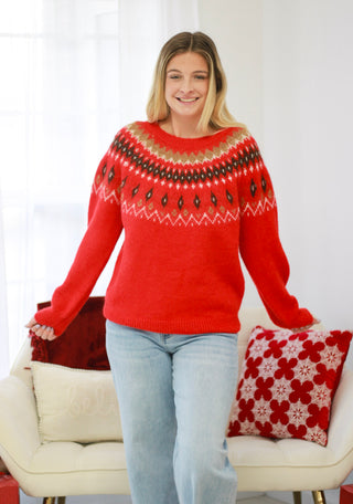 Jingle Bells Fair Isle Sweater