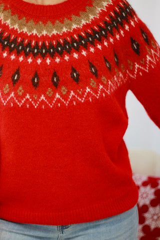 Jingle Bells Fair Isle Sweater