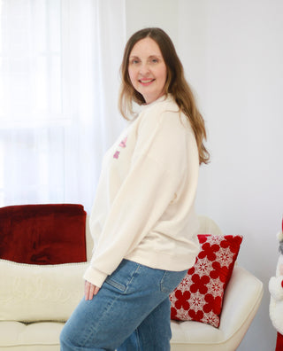 Pocket Sized Nutcracker Cloud Knit Pullover