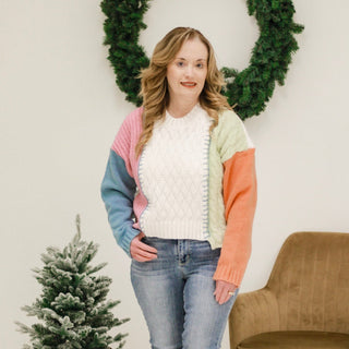 Shake It Up Color Block Sweater