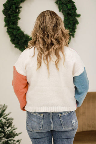 Shake It Up Color Block Sweater