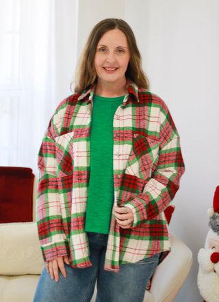 Christmas Tree Farm Shacket