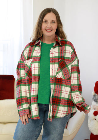 Christmas Tree Farm Shacket