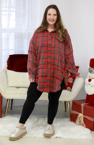 Out of the Woods Flannel Shacket