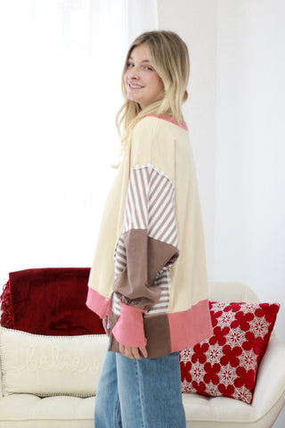 Winter Days Colorblock Pullover