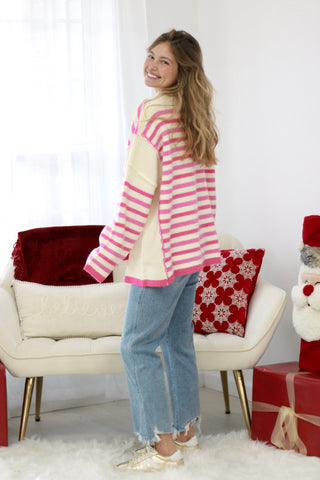 Sweet on You Striped Sweater