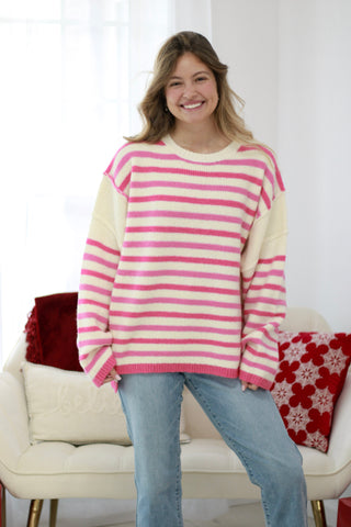 Sweet on You Striped Sweater