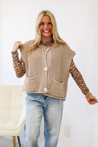 Big Dreams Sleeveless Sweater Vest
