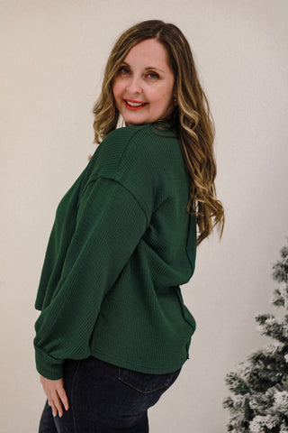 Christmas in the Country Pine Green Pullover