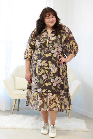 Making Fall Memories Floral Dress