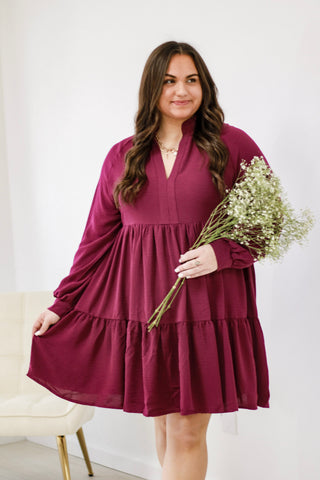 Find My Way Dress in Purple