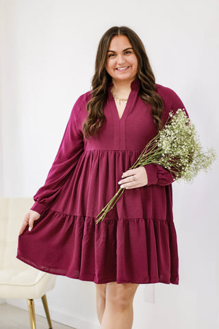 Find My Way Dress in Purple