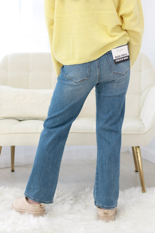 Straight Away Rigid Magic Judy Blue Jeans