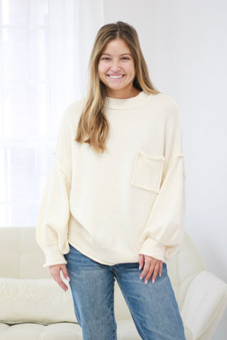 Key To Comfort Cream Sweater