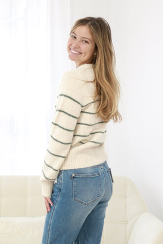 Magic of This Moment Striped Sweater Cardigan