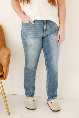 You're Not Alone Slim Fit Judy Blue Jeans