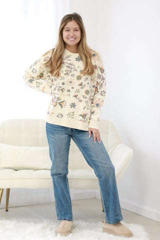Better In Bloom Floral Pullover