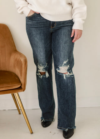 The 90's Called Judy Blue Straight Leg Jeans