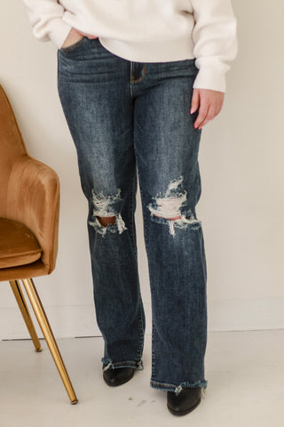 The 90's Called Judy Blue Straight Leg Jeans