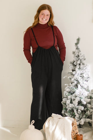 See Me in Style Jumpsuit in Black