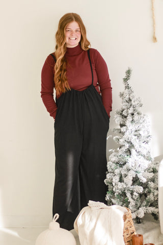 See Me in Style Jumpsuit in Black