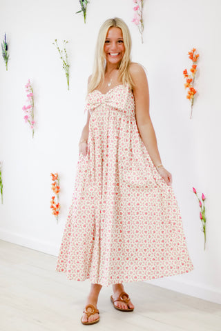 In My Fairytale Era Floral Midi