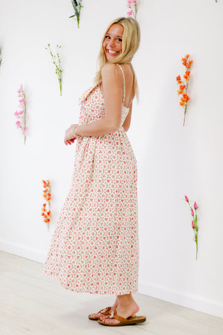 In My Fairytale Era Floral Midi