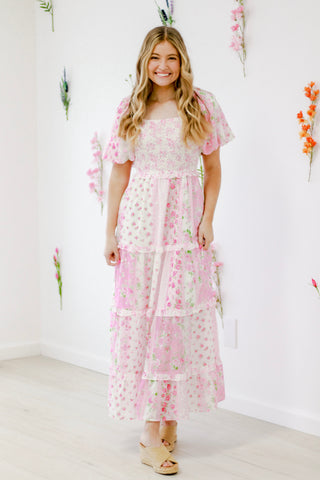 Living Like A Princess Dress in Pink