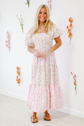 In Floral Paradise Maxi Dress