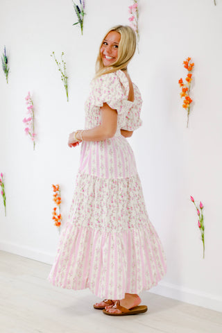 In Floral Paradise Maxi Dress
