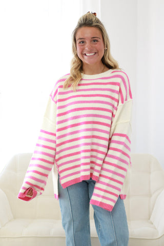 Sweet on You Striped Sweater