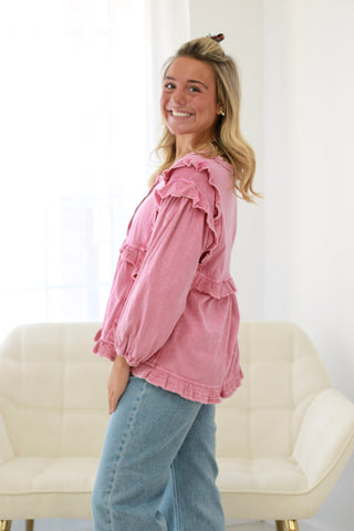 Girly Girl Pink Top