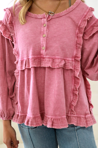 Girly Girl Pink Top