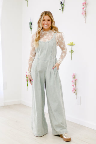 Won't You Be Mine Denim Jumper