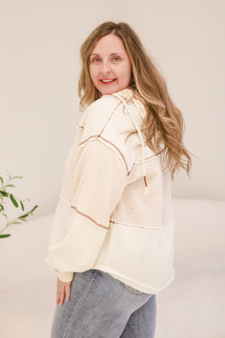 Winter Whipped Cream Long Sleeve Top