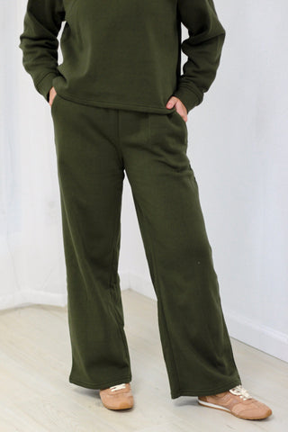 Staying Cozy Dark Olive Set