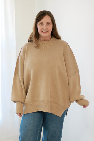 The Way I See It Sweater in Light Mocha
