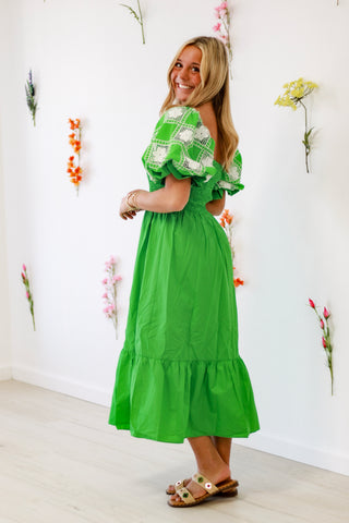 Spring Tea Party Mid Dress