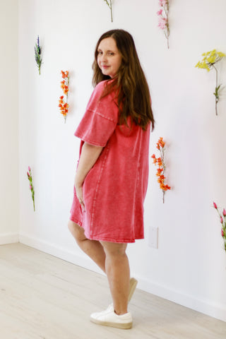 Daisy Delight Mineral Wash Dress