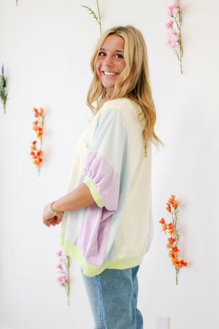 Watercolor Color Block Top