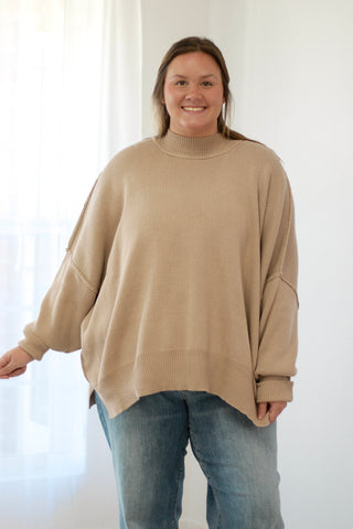 The Way I See It Sweater in Light Mocha