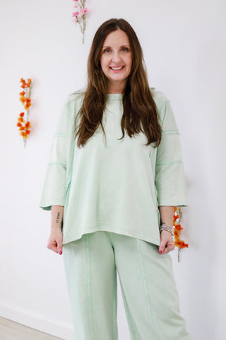 All For You Mineral Washed Top