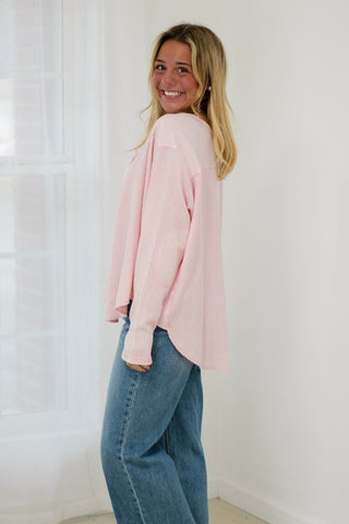 A Nudge to Blush Top