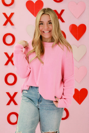 So Sweet Sweater in Pink