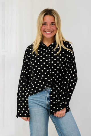 Nina Polka Dot Blouse