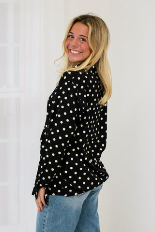 Nina Polka Dot Blouse