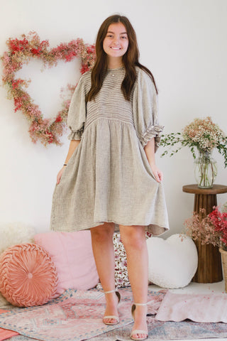 Life is Good Dress in Ash