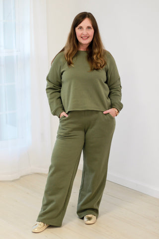 Staying Cozy Light Olive Set