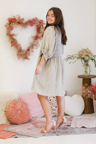 Life is Good Dress in Ash
